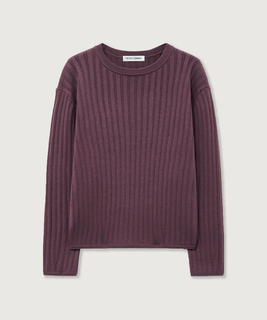 THEKNITCOMPANY (W) Wool Blend Ribbed Knit 3 Colors