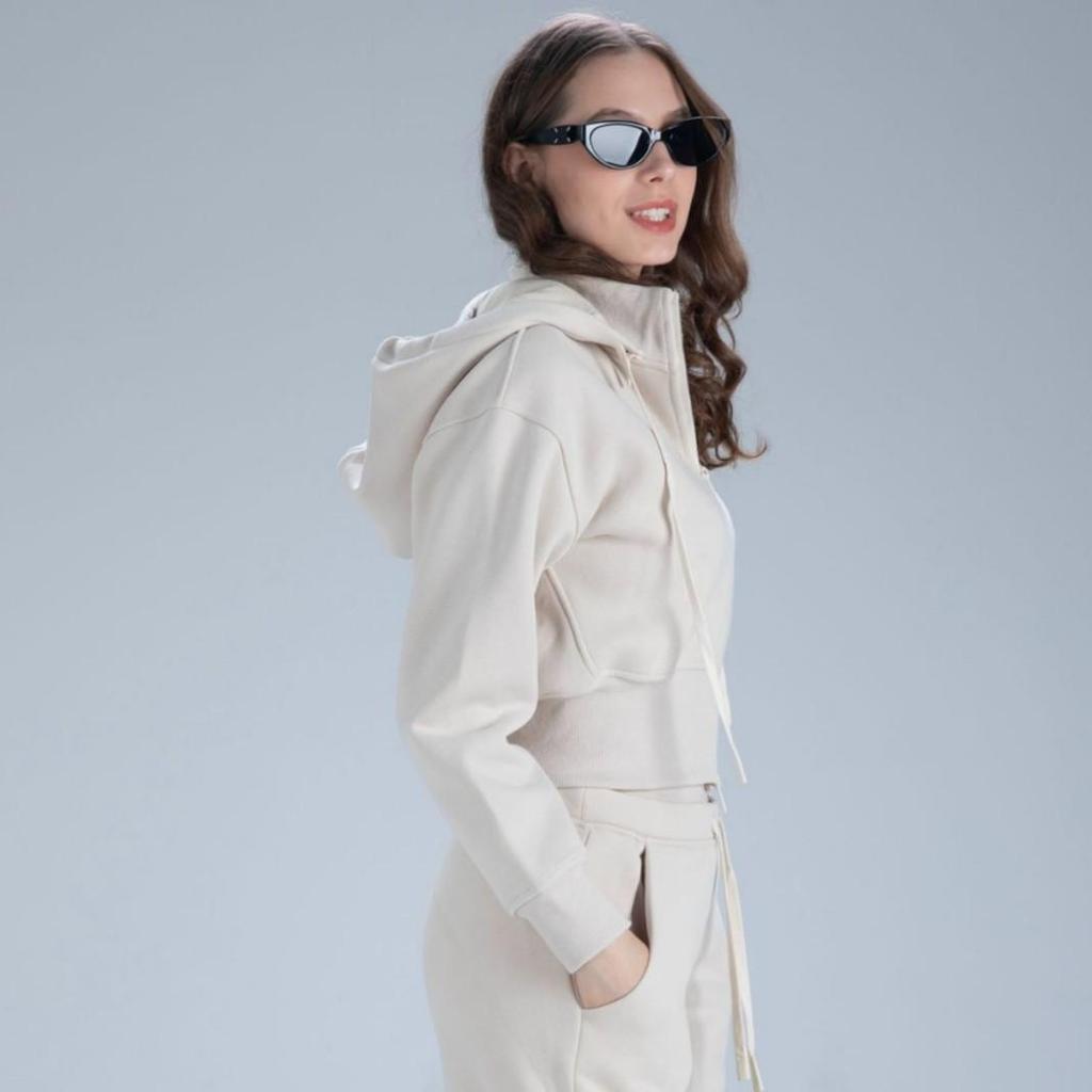 Lulu Zgly Women's Autumn Winter Hooded Sports Jacket & Yoga Set for Running, Mountaineering, Training & Fitness