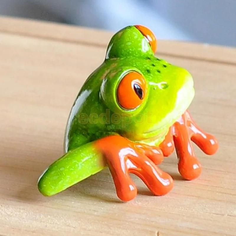 Frog Resin Crafts Computer Accessories Desktop Decoration Creative Animal