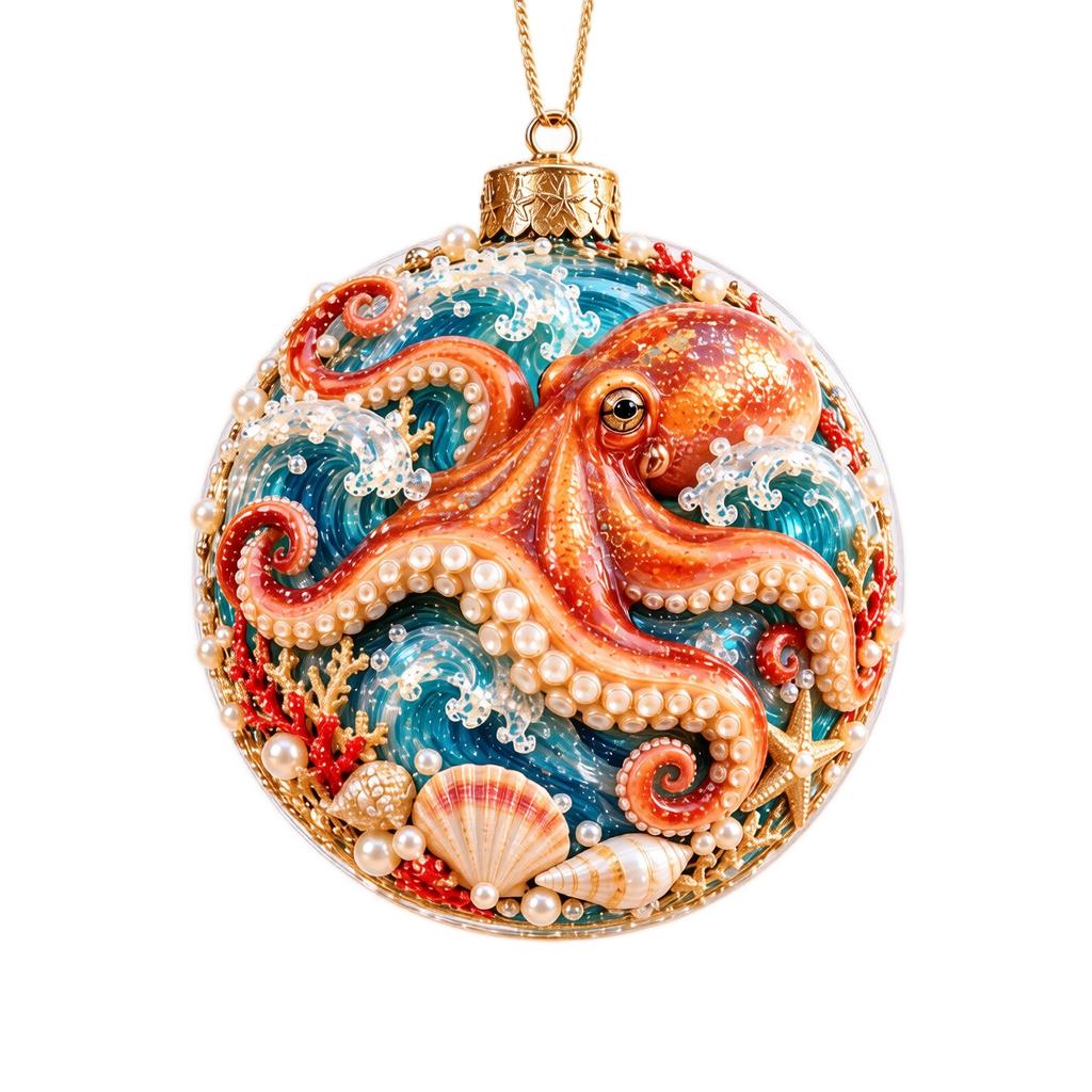 Addobbo per Albero di Natale 2D Life, Decorazione da Appendere per Feste e Decorazioni per la Casa