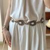 Flower Bohemian Style Waistband Jeans Decor Ethnic Style Belt Metal Waist Chain  Beach Accessories