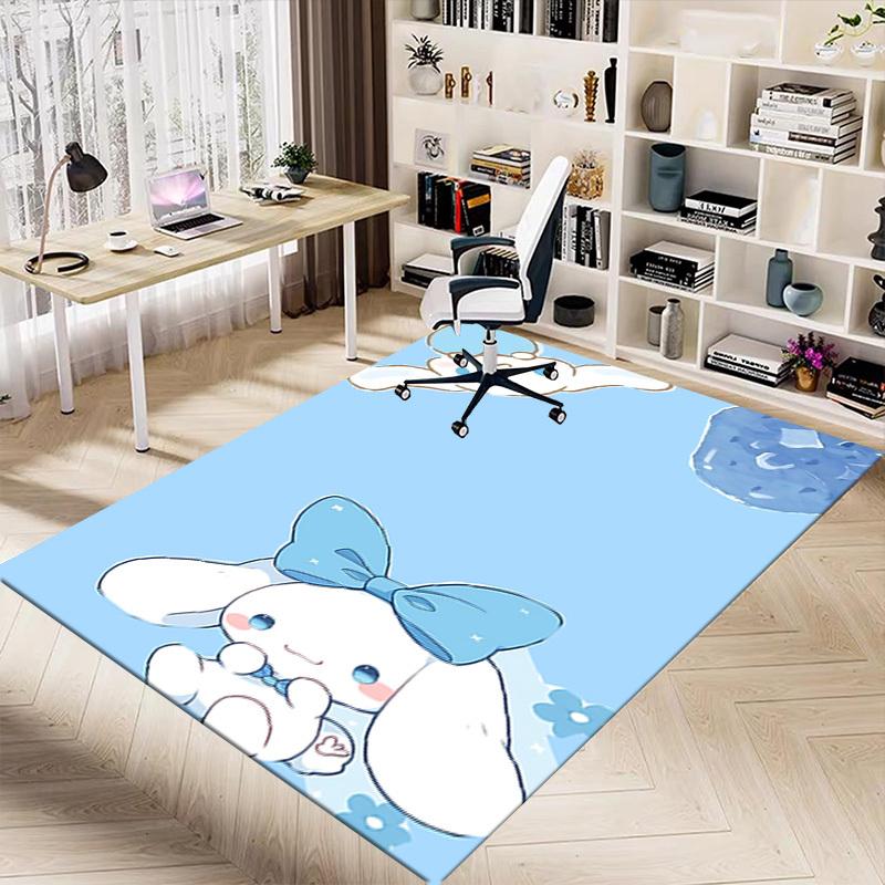 1 Stück Kaninchen Schleife Teppich Büro Teppich Außenmatte Heimdeko Bereichsteppich Festival Geschenk