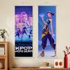 K-Pop Dämonenjägerin Hängebild Anime KPop Krieger Wandposter Rumi Mira Zoey Rollbilder Bilder Wanddeko