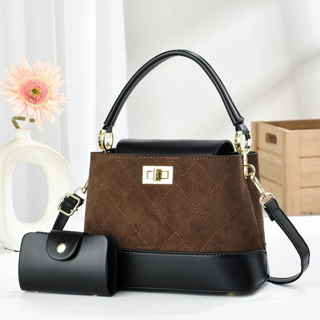 Classic Mini Pu Water Bucket Handbag With Zipper Pocket For Casual Outings