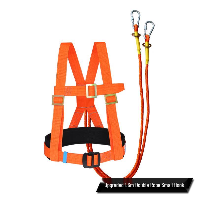 Shixun HC Upgraded Full Body Safety Harness with Double Lanyard