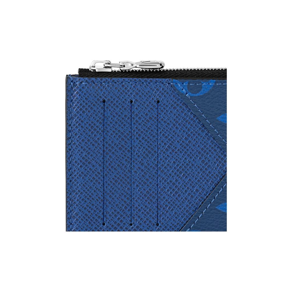 Louis Vuitton Coin Classic Monogram Pacific Coated Canvas Card Holder Men Wallets Blue M30270