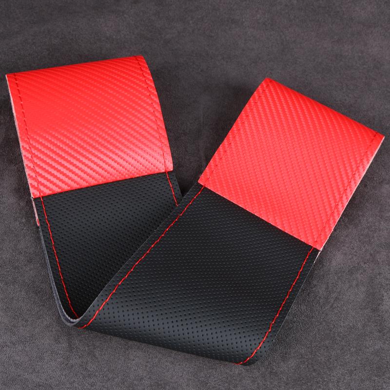 2026 Hot For Volkswagen VW High-End Carbon Fiber Car Steering Wheel Cover Soft Durable Artificial Leather Universal Luxury Autom
