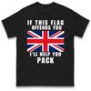 If This Flag Offends You I'll Help You Pack T-Shirt Tshirt Mens Womens Tops Unisex Tees 100% Cotton