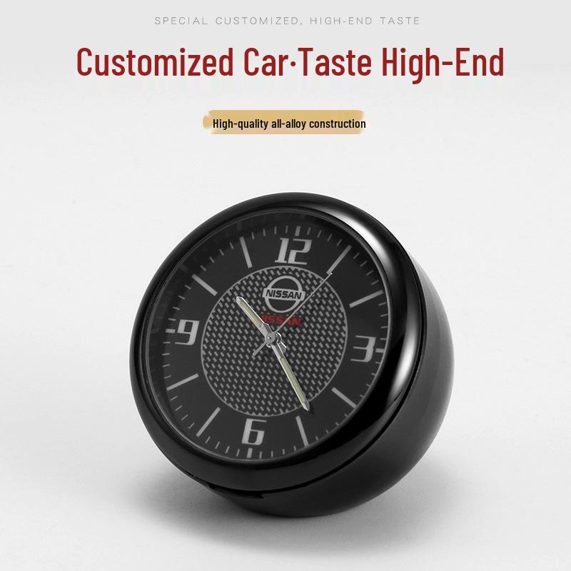 Luminous Digital Car Clock Quartz Watch Ornament