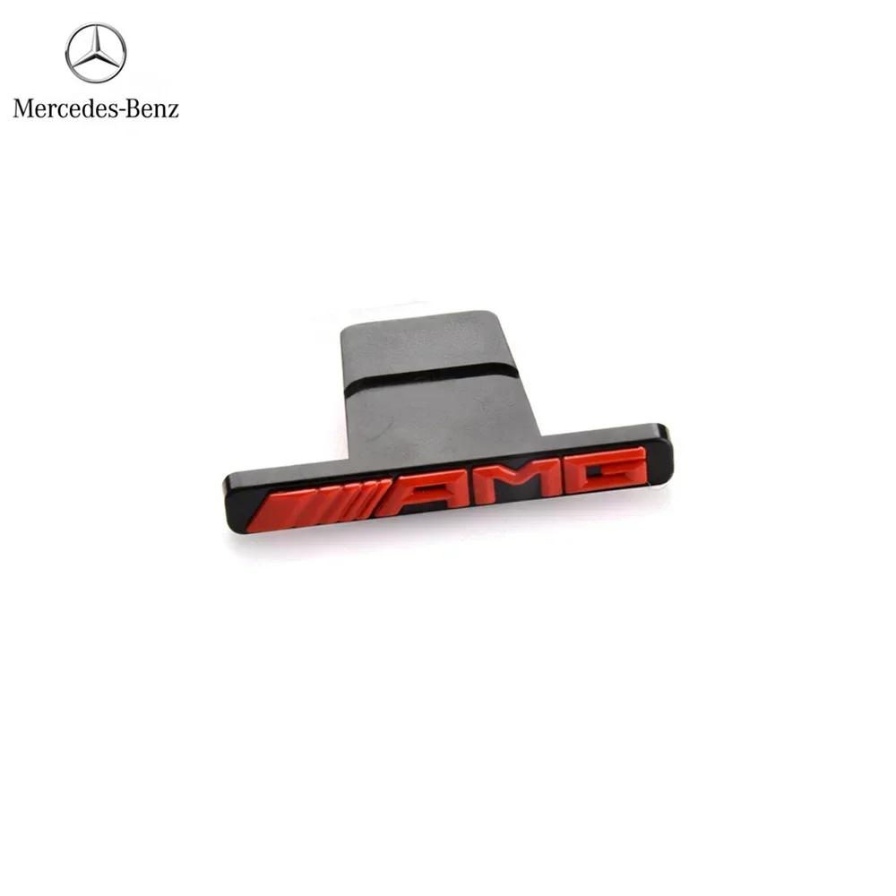 Car Sticker 3D ABS Mercedes Benz Logo AMG Grill Emblem Badge For Mercedes GLC G Class W204 W205 W212 W213 GT Model AMG Sticker A