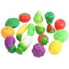 Oz Toy Fruit & Vegetable Play Set - 22 Piece Mesh Bag