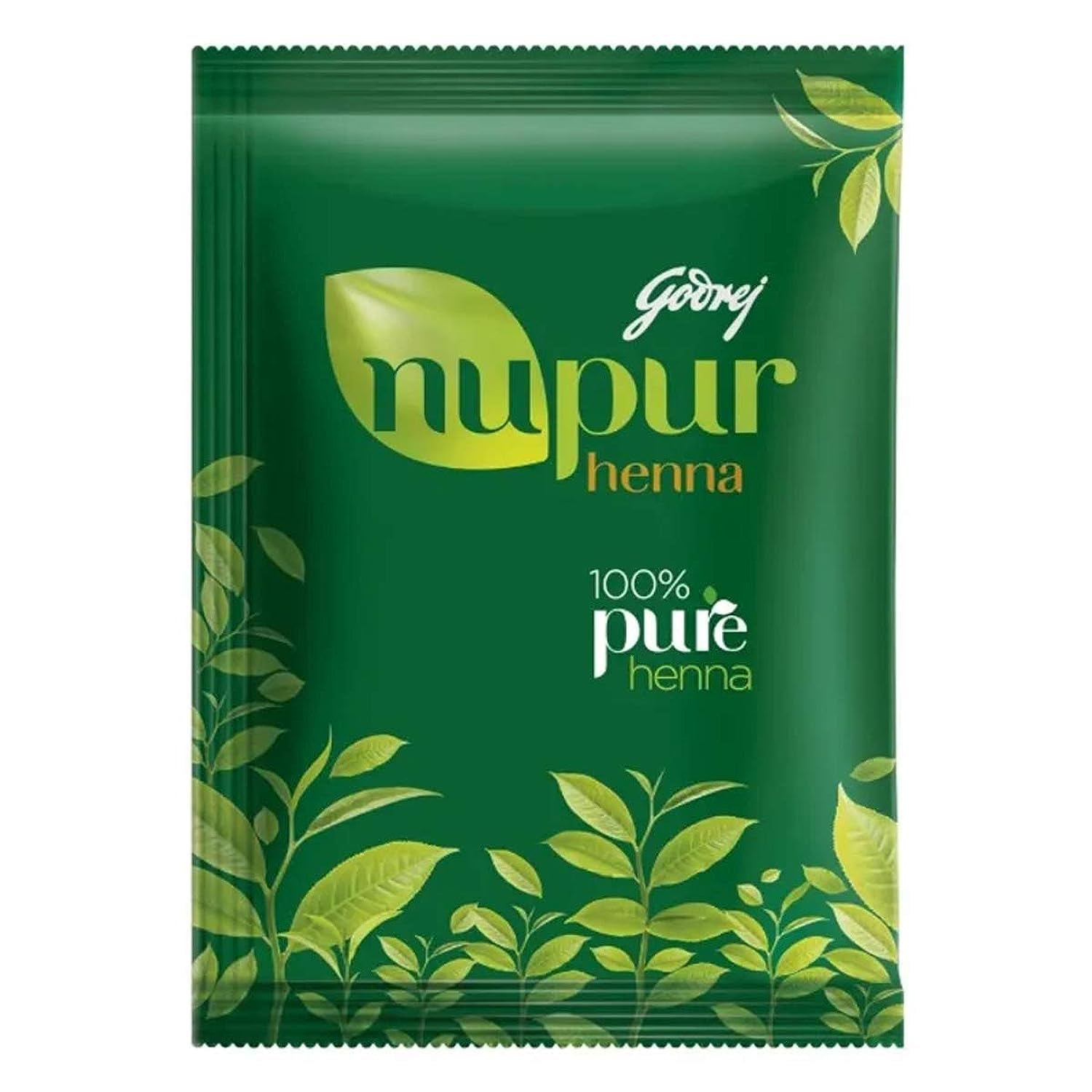 

Нупур: лечебная хна для волос 9 трав (150 г), Nupur Henna Goodness of 9 Herbs, Godrej