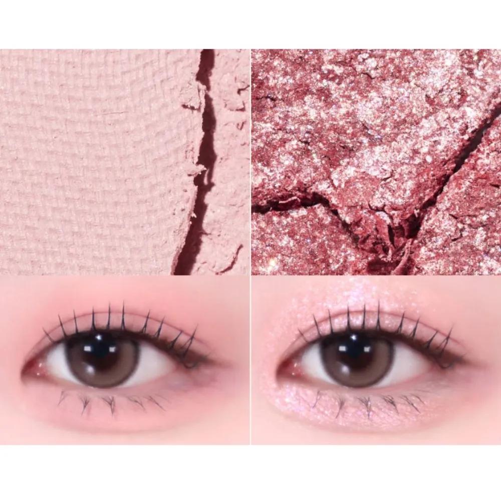 The Saem Mood Close-fitting Duo Eyeshadow PK01 Mellow Pink x 2