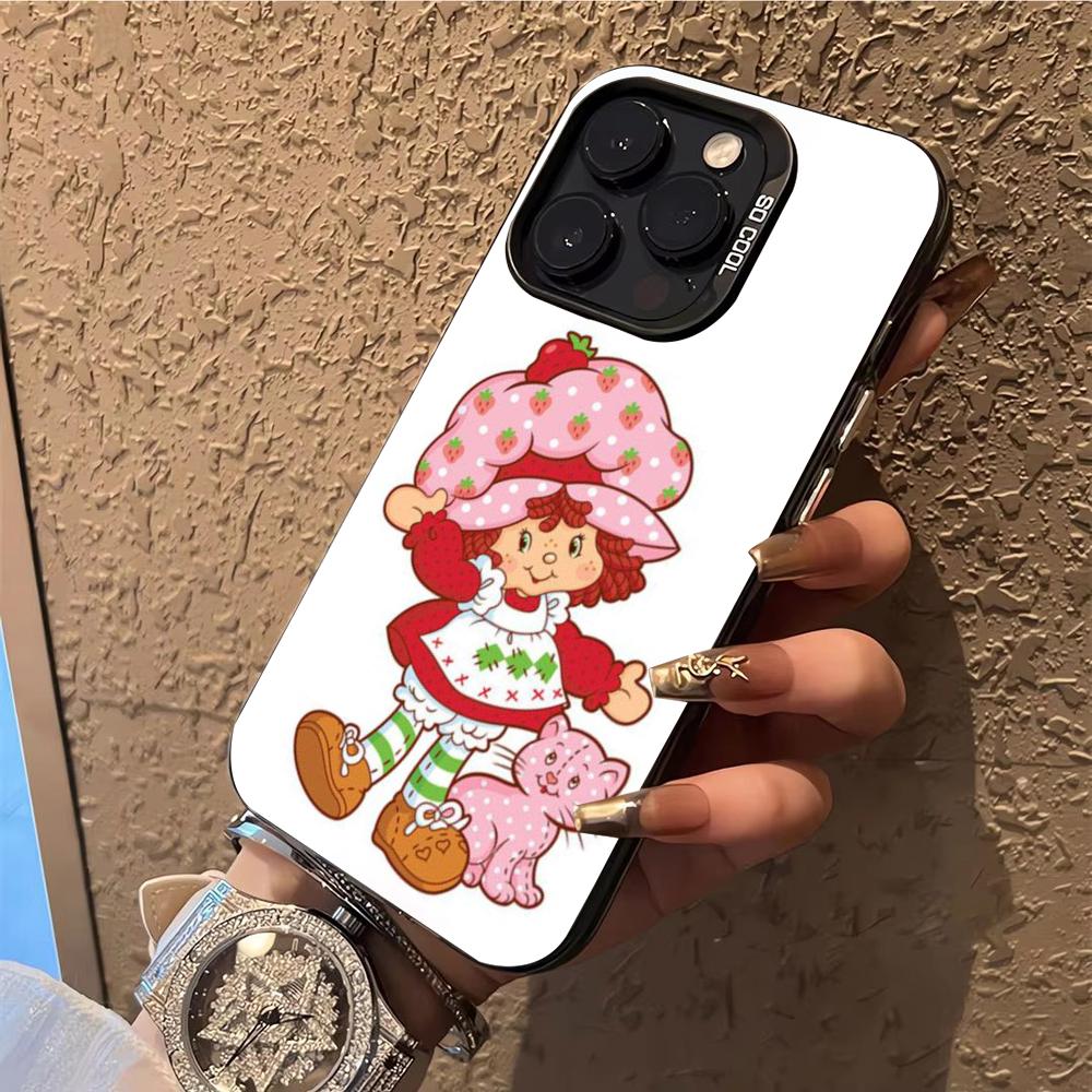 S-Strawberry S-Shortcakes Phone Case  Phone Case For iPhone 14 16 15 11 12 13 Pro Max Mini Plus Shockproof Cover