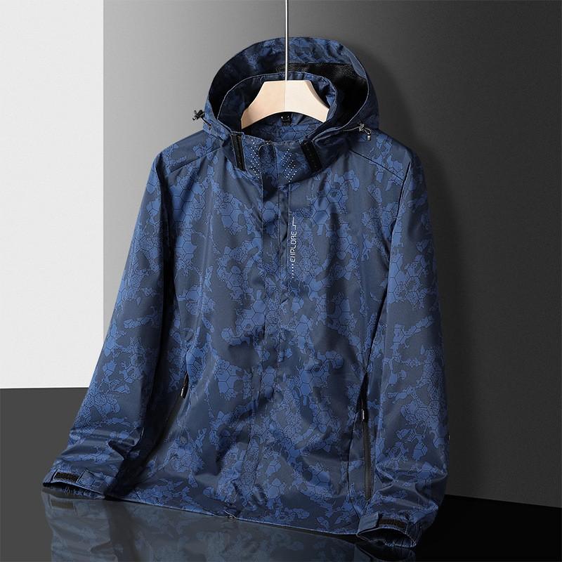 Mens Womens Lightweight Waterproof Windproof Hooded Outdoor Jacket Hiking Camping Cycling