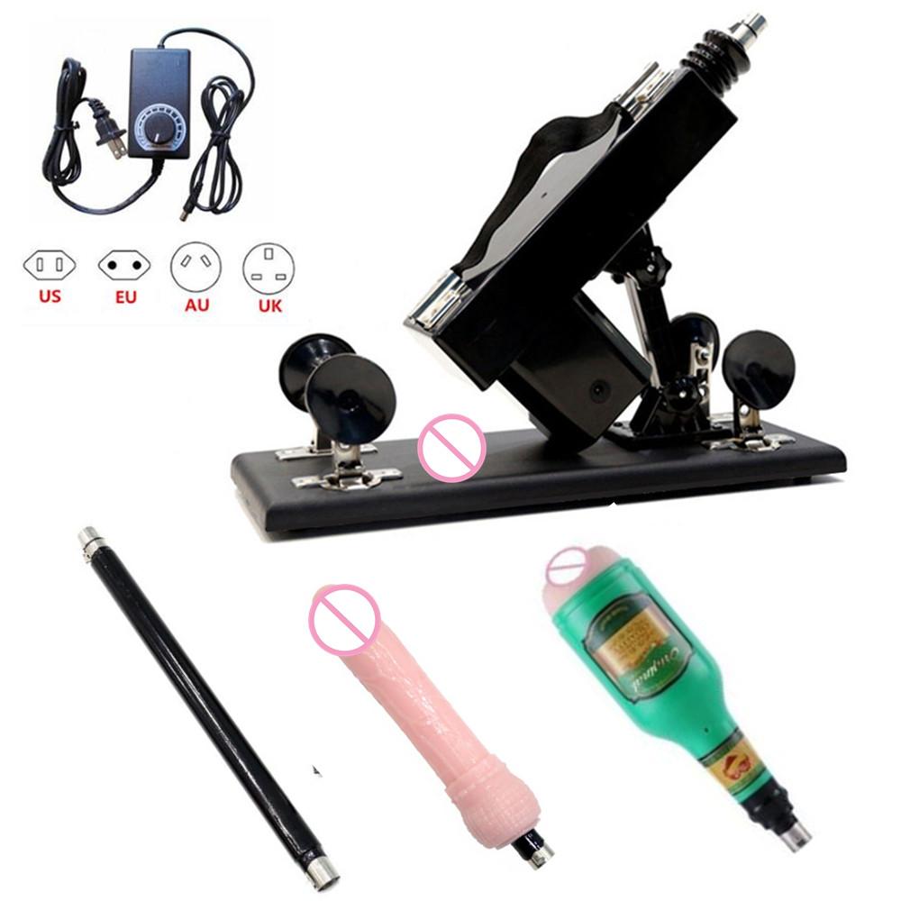 Sexules Toys Dildo Anal Plug Female Masturbator Male Vibrator Pumping Gun Automatic Sex Toys Machine for Adults Men Women Vagina