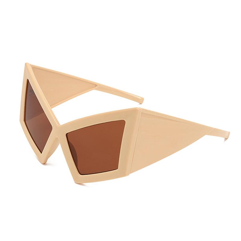 

Женские модные солнцезащитные очки для вечеринок, большие, с декоративными элементами, трендовый аксессуар для дам Fashion