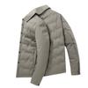 Autumn and Winter New Light Down Jacket Men's White Duck Down Business Casual Lapel Thickened Warm Shirt Jacket