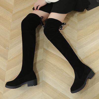 Thigh High Boots Female Winter Boots Women Over The Knee Boots Flat Stretch Sexy Fashion Shoes