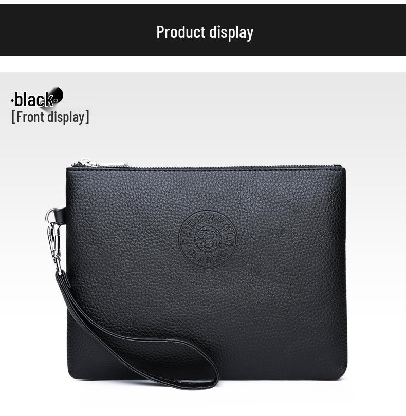 Men's 2023 Casual PU Leather Clutch Bag - Large Capacity Phone Wallet