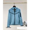 Veste cardigan zippée à capuche en coton pour homme - Manteau décontracté printemps/automne 2024