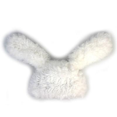 Universal Chemistry Rabbit White Fur Beanie Rabbit Hat