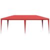 Red Party Tent 600 X 300 X 255 Cm PE and Steel