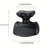 Electric Rotary Shaving Kit Adjustable Speed Digital Display USB Barber's Five In One Beauty Shaver