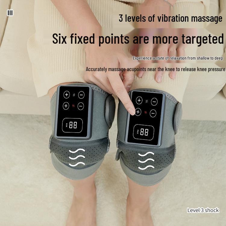 Portable Electric Heated Knee Pads & Leg Massager for Hot Compress and Cold Protection