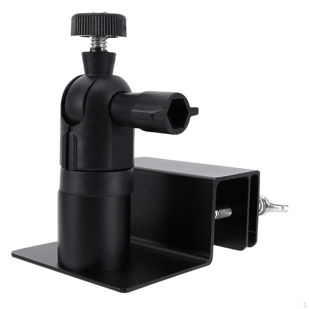 Weatherproof Gutter Mount Accessories Flexible Bracket Aluminum Alloy Outdoor Stand for