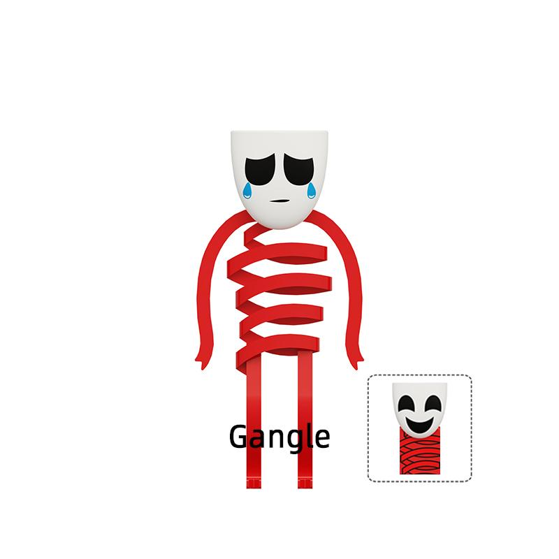 Дивовижний Gangle Pomni Ragatha Jax Цифровий Caine Kaufmo Цирк Zooble Kinger Моделі Блоки Набір Цеглинок MOC Подарунки Іграшки KDL827