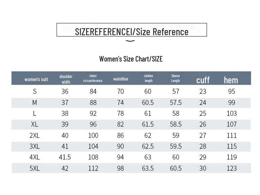 Trueman Unisex Professional Long Sleeve Suit Set