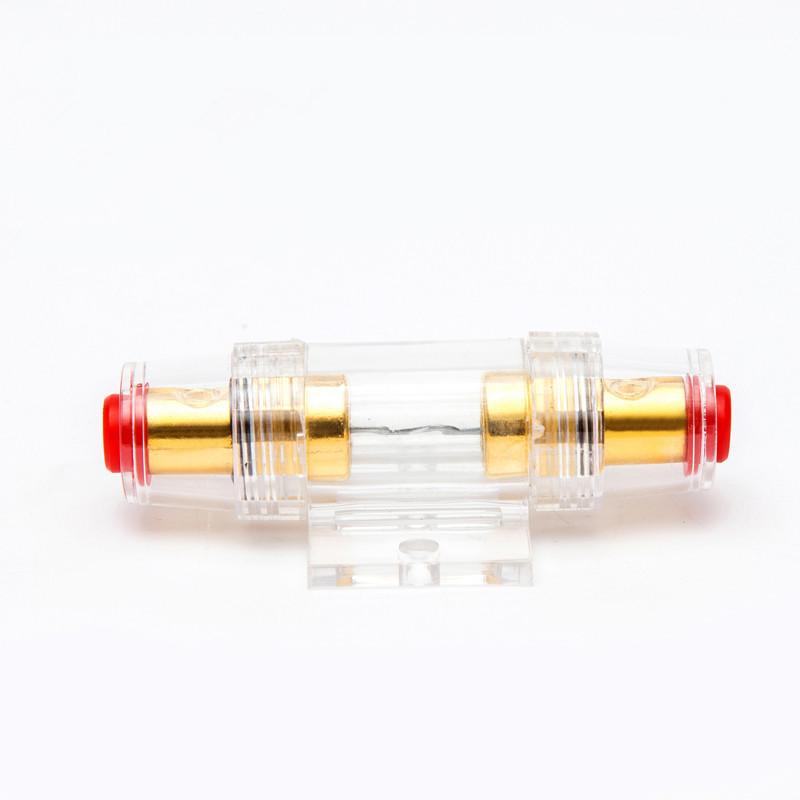 Car Audio Refit Fuse Holder 4-8 Gauge And 10 Gauge Wire With 60 AMP Fuses 60A/80A Fuse Holder For Car Stereo Audio Auto Amplifie