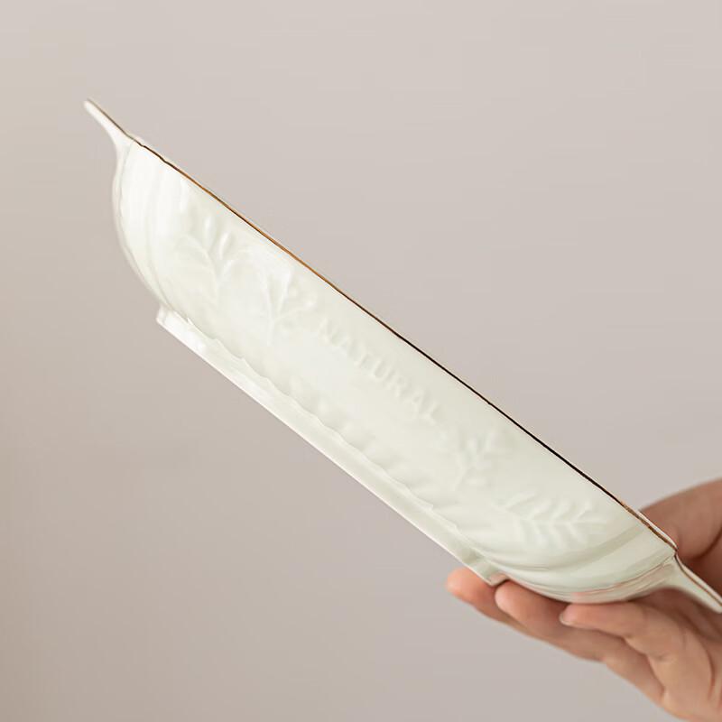 Sushii Celadon Embossed Square Dinner Plates, 9.5-inch Set of 4