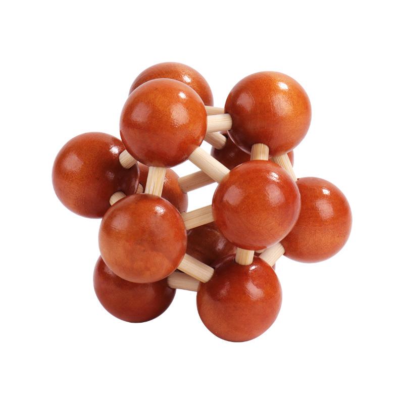 Luban Lock Classical Wood Puzzle Set for Kids - Mortise and Tenon Design