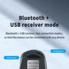 Rechargeable Ergonomics Wireless Mouse 2.4Ghz+BT5.0 Morandi Wireless Mouse  PC/Laptop