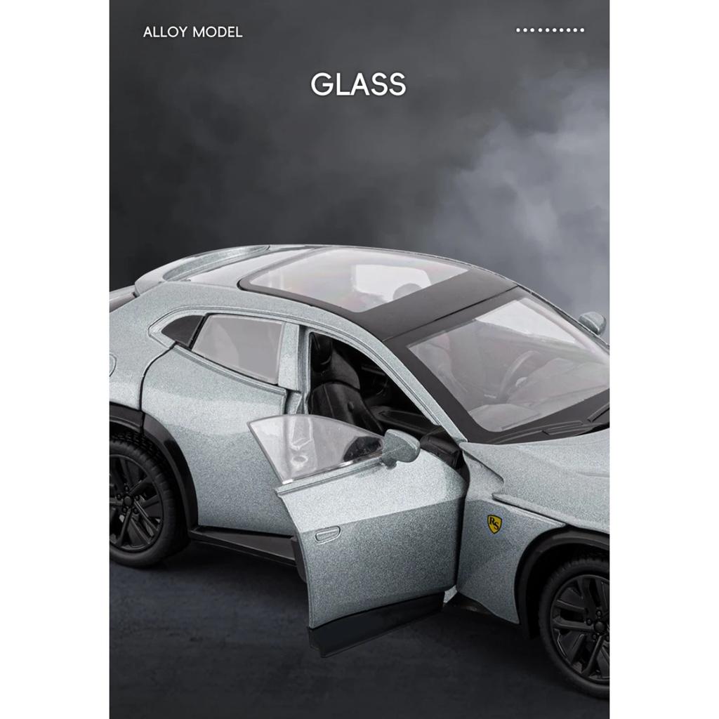 1/32 Volkswagen Purosangue SUV Legierungsmodell Auto Spielzeug Diecasts Metallguss Sound und Licht Auto Spielzeug für Kinder Fahrzeug