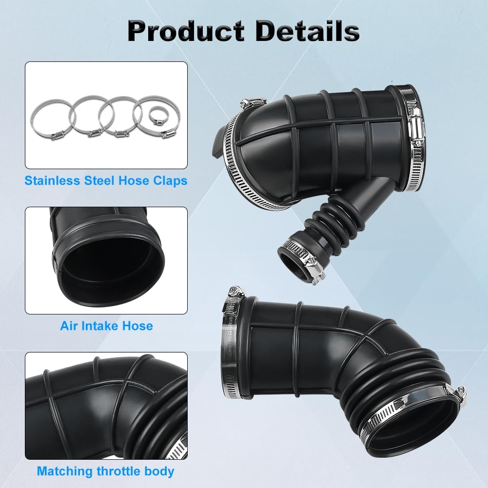 

Intake Hose Tube Compatible with BMW E46 320i 325i 325xi 200-2005, 325Ci 2000-2006, 328i 323i 1999-2000 323C; BMW E36 Z3 1997-2000, Replacement for