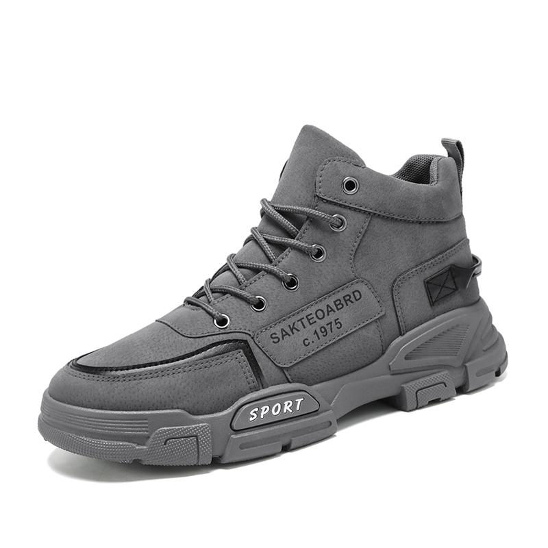 2025 New Autumn Winter Mens Shoes Fashion Outdoor Desert Shoes for Men Fashion Motorcycle Men High Top Ankle Boots Botas Hombre