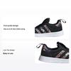Originals Superstar 360 Bequeme Vielseitige Low-Top Laufschuhe Babyschuhe Schwarz Weiß IG9895
