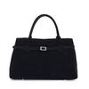 Autumn and winter retro matte leather portable tote bag women's new trendy large-capacity commuter shoulder bag underarm bag