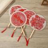 Vintage Round Hand Fan Artistic Silk Handheld Fans Decorative Fan Classical Fan  Photography Props
