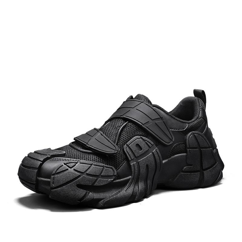 Men's shoes new summer breathable sports and leisure shoes men's outdoor mesh shoes platform-soled personalized mecha shoes trendy shoes