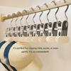 Practical Nonrust Steel Hanger Clip Featuring Double Capacity Design And No Residues Grip Nonslip Wide Clothespins