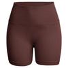 Seamless Ribbed Peach Lifting Yoga Shorts—Super Stretch Slimming Three-Quarter Pants for Running and Fitness