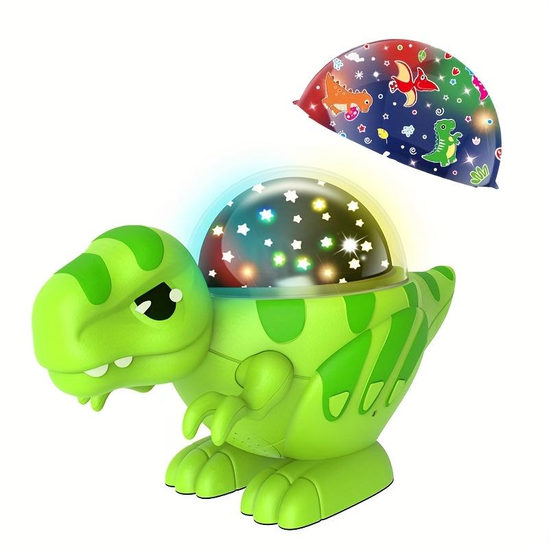 Dinosaur Night Light Projector USB Powered No Battery Needed, for Bedroom Ambiance Creative Dinosaur Themed LED Lamp with 360° Panoramic Projection