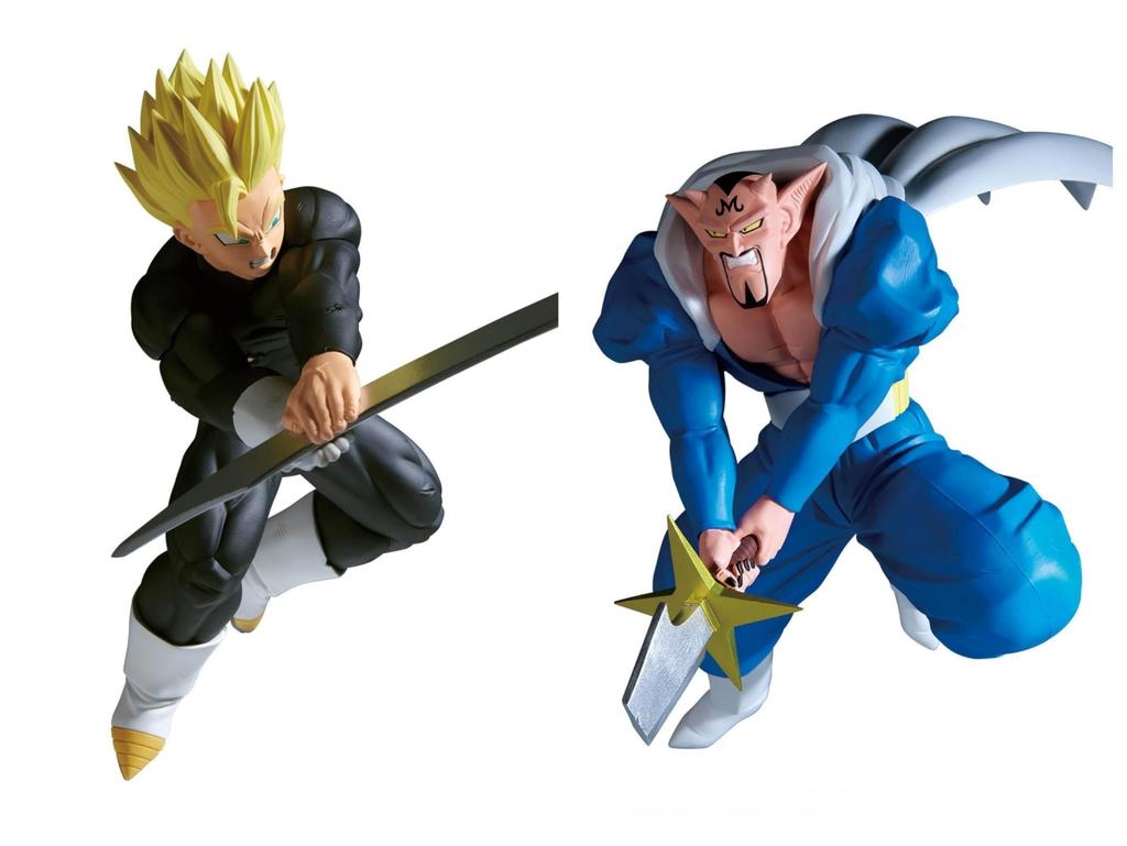 Dragon Ball Super Saiyan Son Gohan e Dabura MATCH MAKERS Set da 2 Figure di Son 20cm, Dimensioni Gohan Circa. 15cm, Circa Dabura