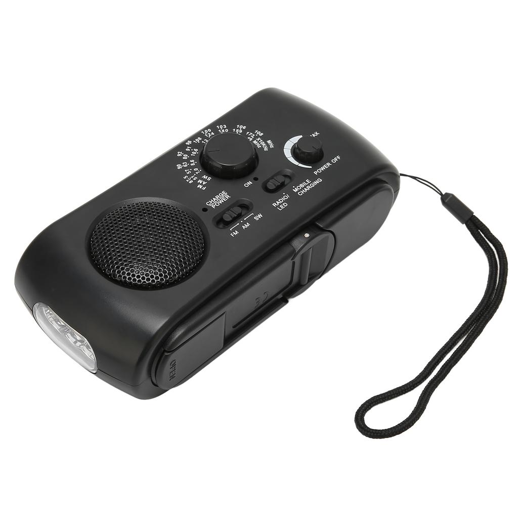 Radio Solar Charging Emergency Radio Hand Crank Radio Multiband AM FM SW with LED Light for Outdoor