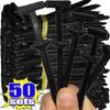 Nylon No-Drill Cable Ties Fastening Straps Wire Clips for Home Improvement Automotive Repair (Multipurpose Self-Locking Harness)