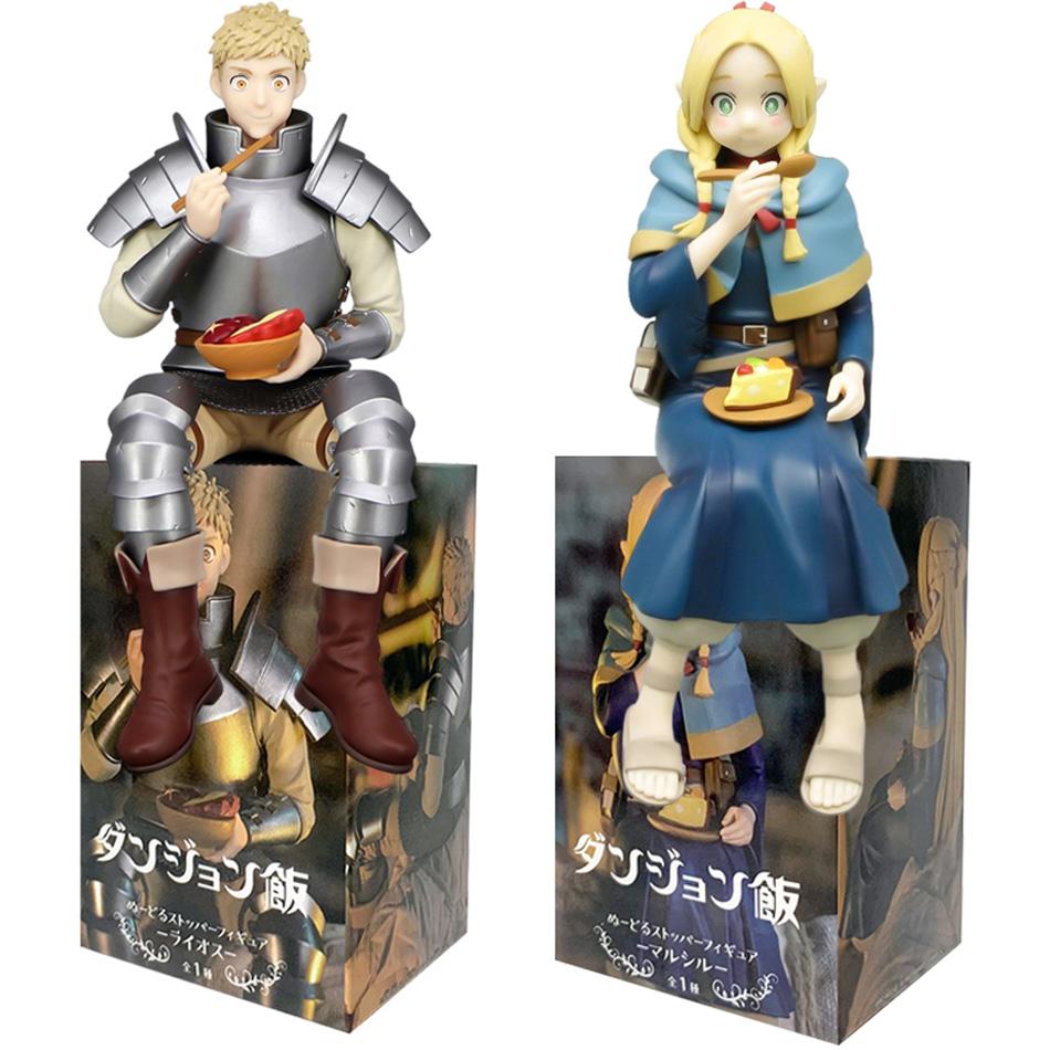 Marcil Donato Ragazza Anime Deliziosa Nella Statua del Dungeon Cibo del Dungeon Leo Stouten Action Figure Modello Seduta bambola colle Giocattolo